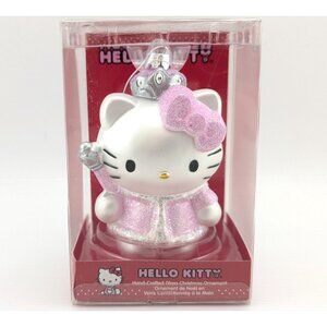 Kurt Adler Hello Kitty Glass Christmas Ornament 2014